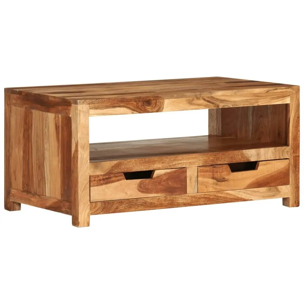 Coffee Table 84x49x40 cm Solid Wood Acacia 339509