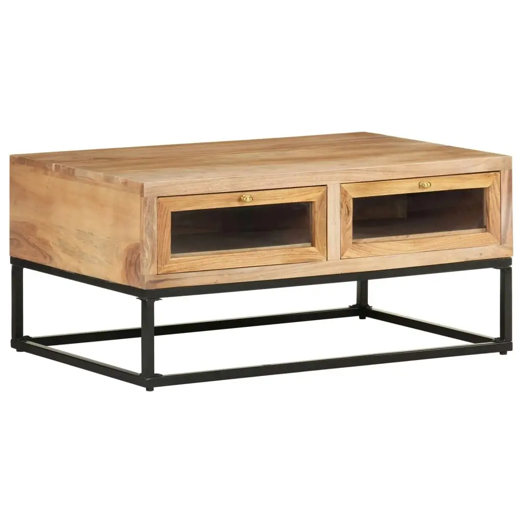 Coffee Table 90x60x40 cm Solid Acacia Wood 323506