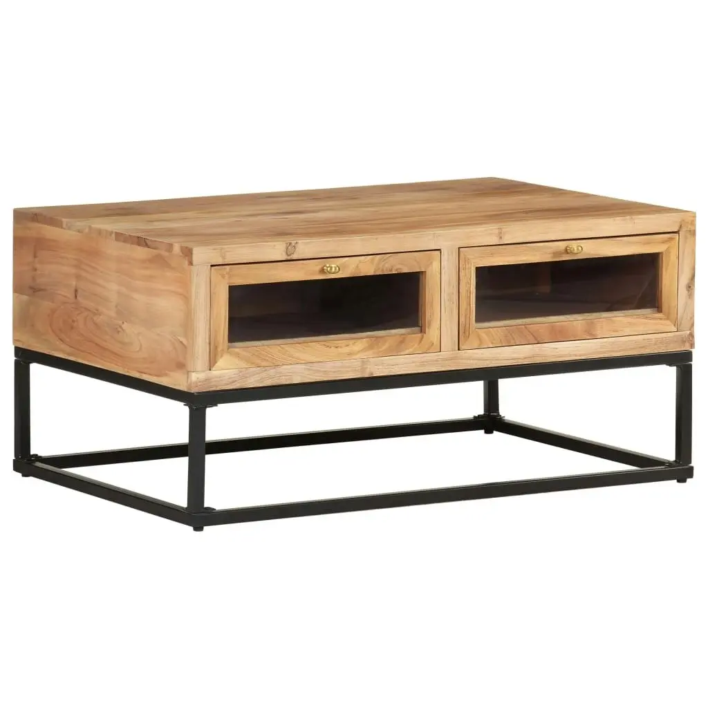 Coffee Table 90x60x40 cm Solid Acacia Wood 323506