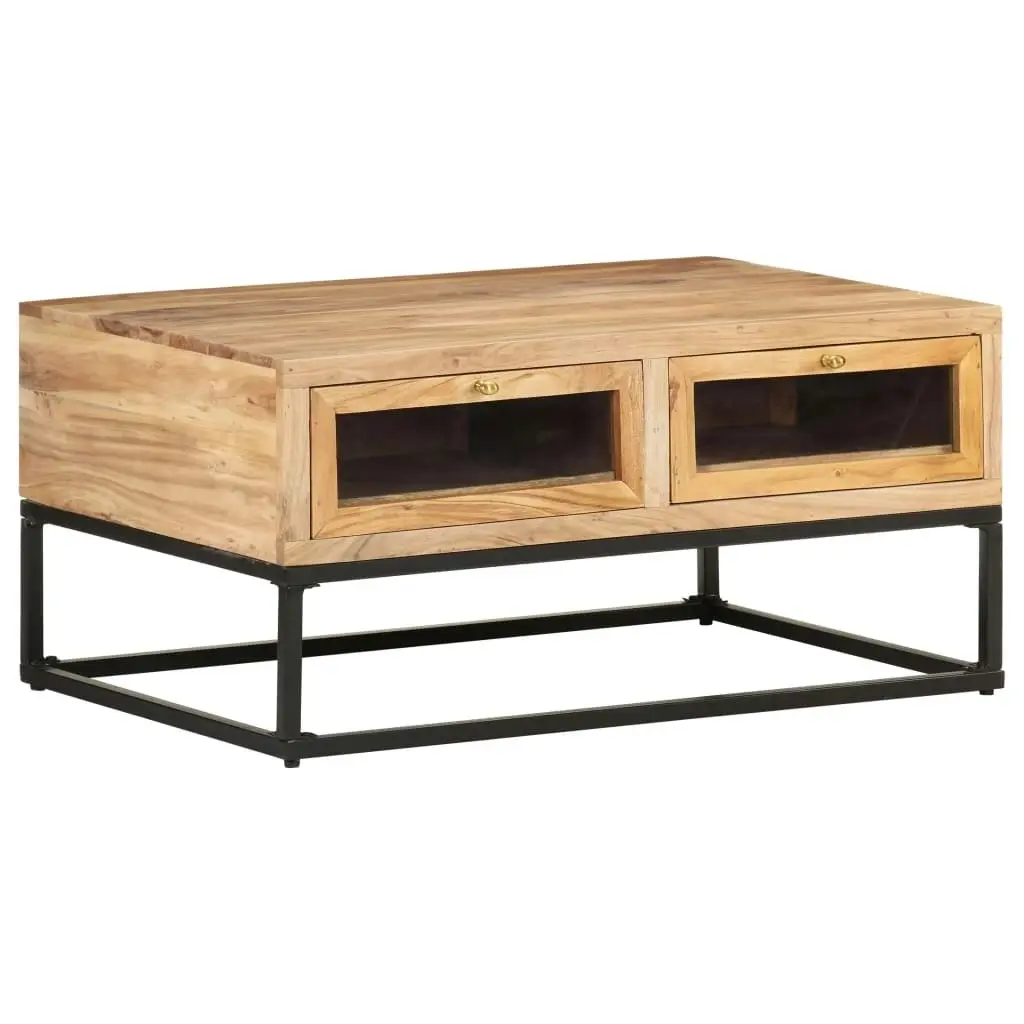 Coffee Table 90x60x40 cm Solid Acacia Wood 323506