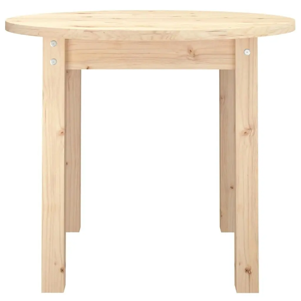 Coffee Table Ø 55x45 cm Solid Wood Pine 822327