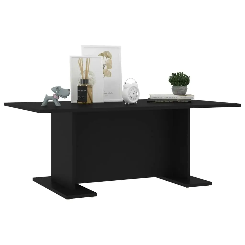 Coffee Table Black 103.5x60x40 cm Engineered Wood 806841