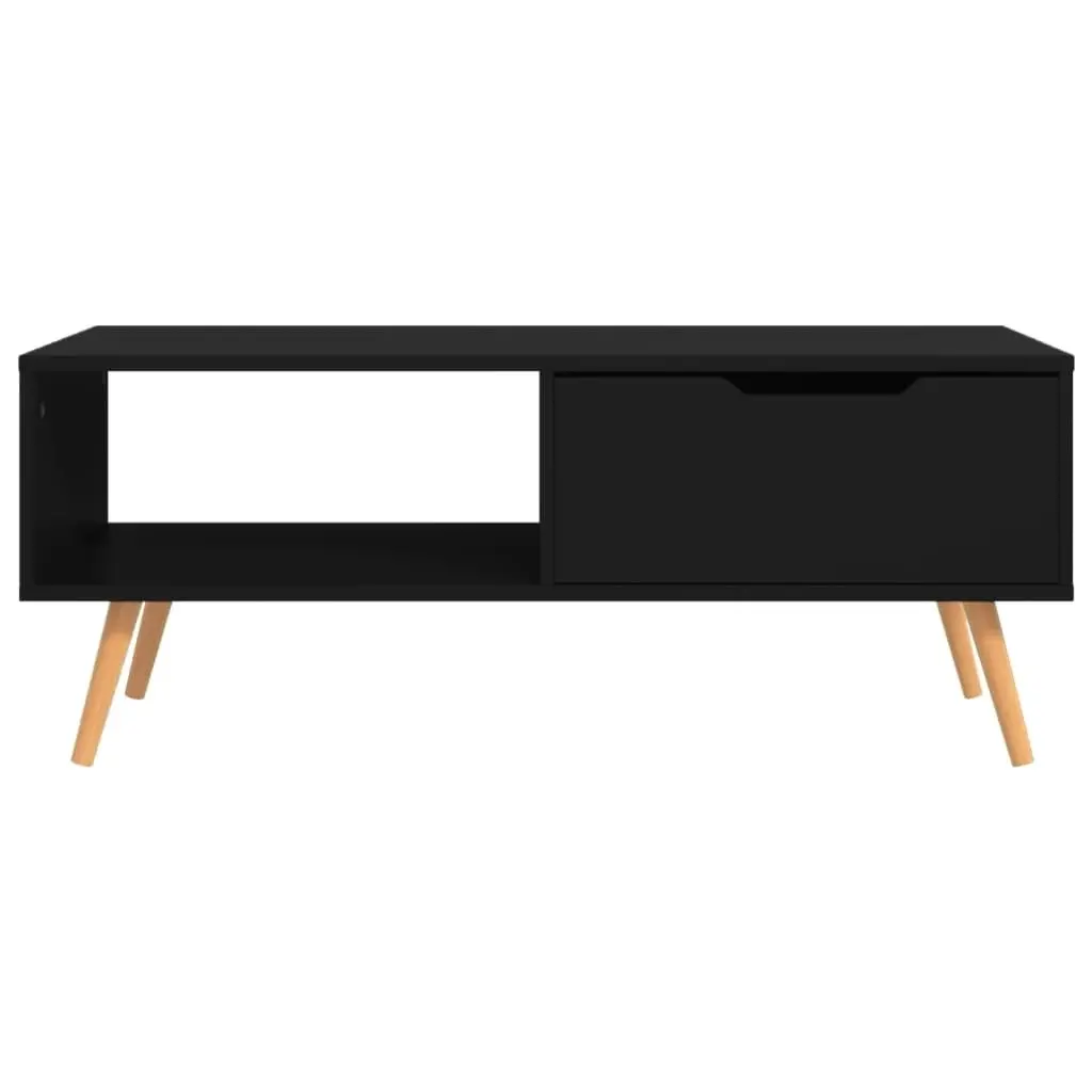 Coffee Table Black 100x49.5x43 cm Engineered Wood 326787