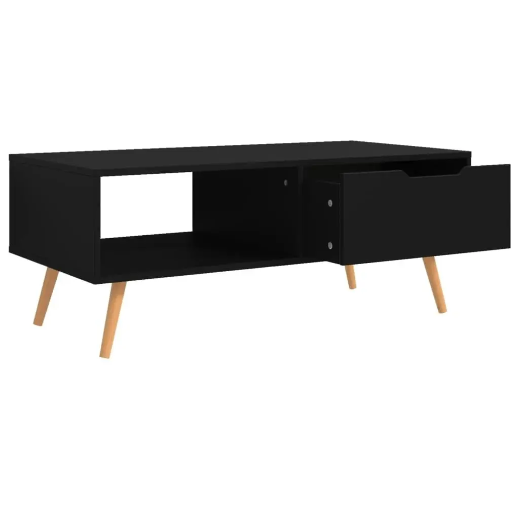 Coffee Table Black 100x49.5x43 cm Engineered Wood 326787