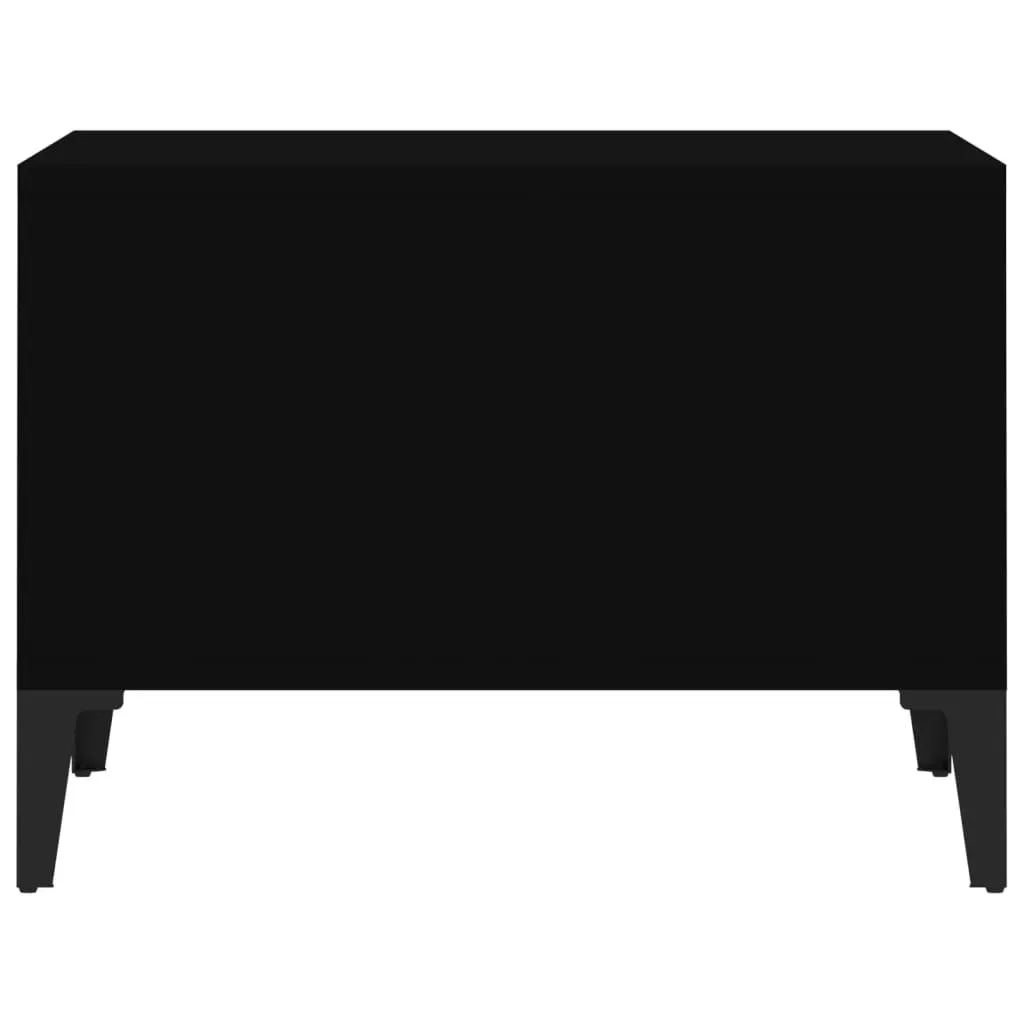 Coffee Table Black 60x50x36.5 cm Engineered Wood 821037