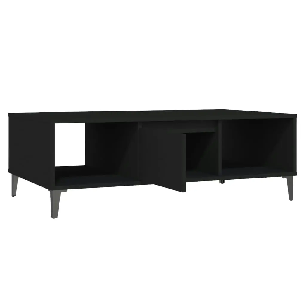 Coffee Table Black 103.5x60x35 cm Engineered Wood 806023