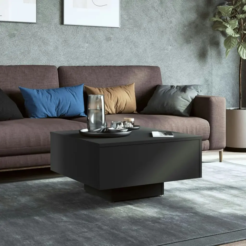 Coffee Table Black 60x60x31.5 cm Engineered Wood 806886