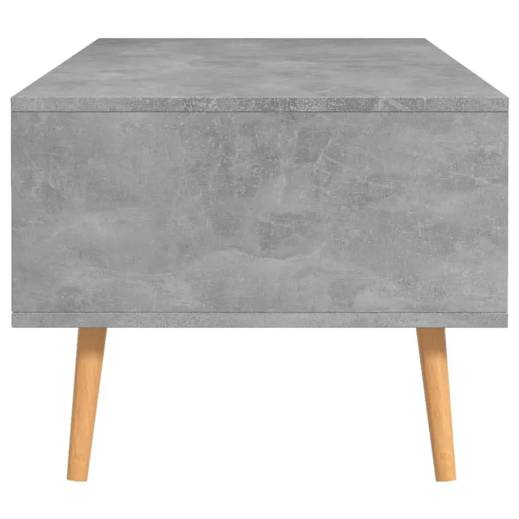 Coffee Table Concrete Grey 100x49.5x43 cm Engineered Wood 326790