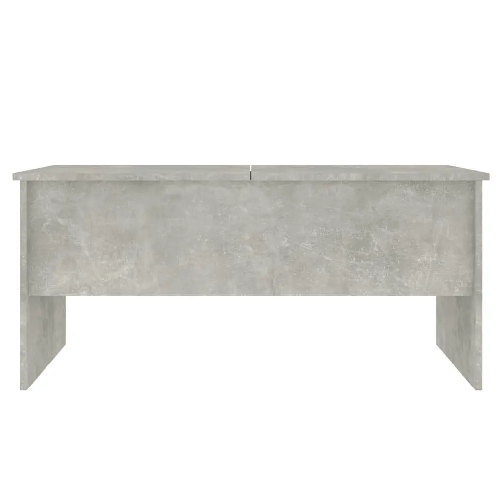 Coffee Table Concrete Grey 102x50.5x46.5 cm Engineered Wood 809723