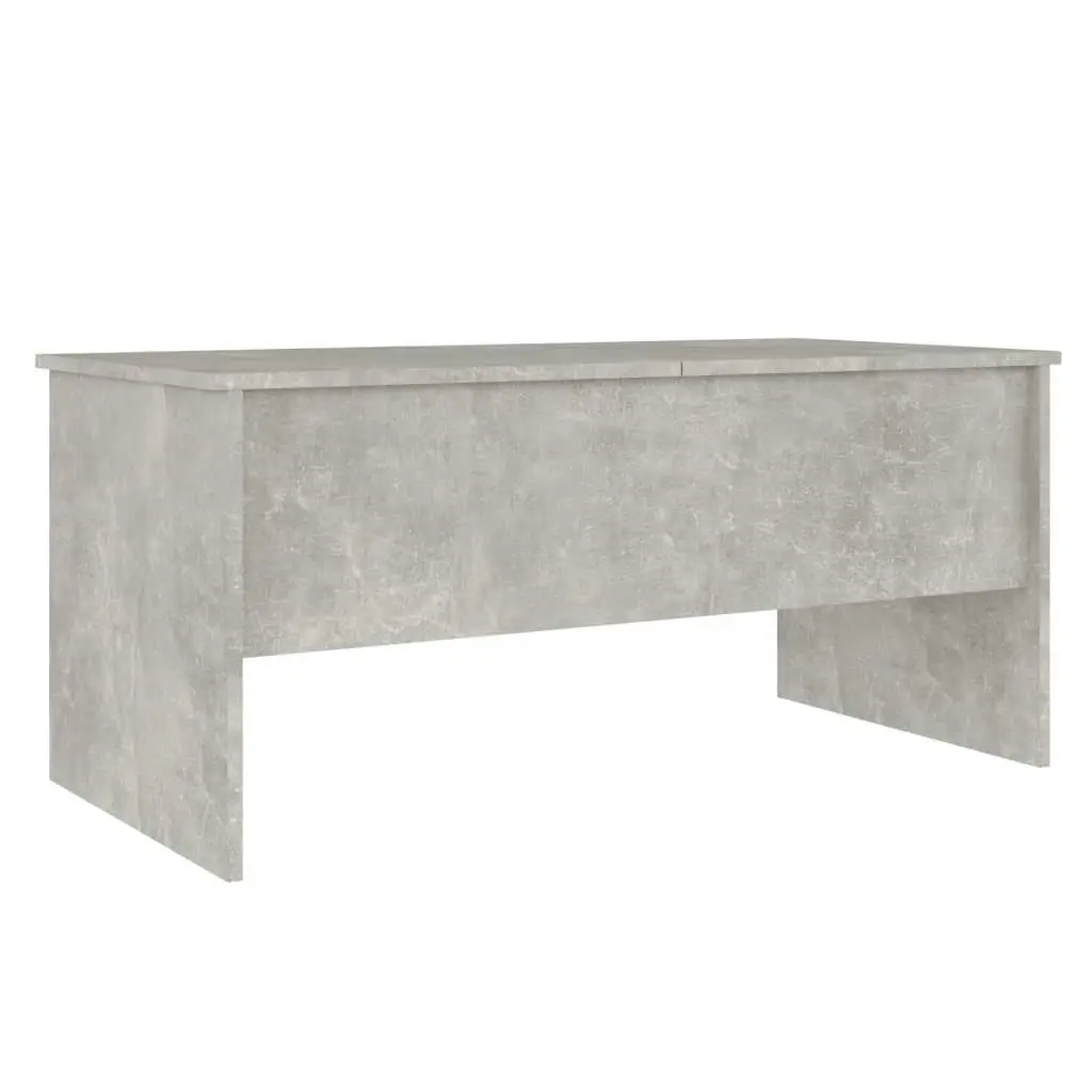 Coffee Table Concrete Grey 102x50.5x46.5 cm Engineered Wood 809723