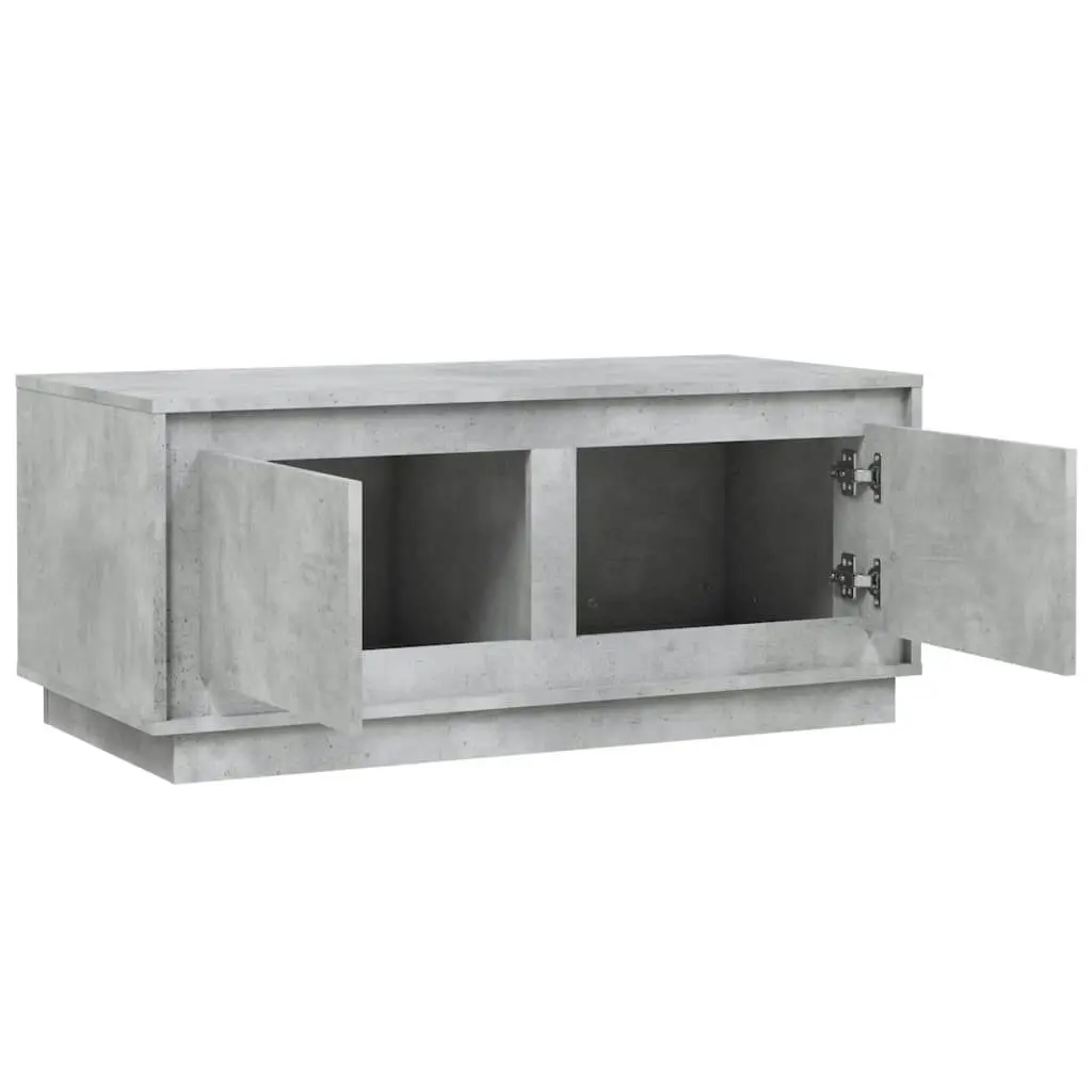 Coffee Table Concrete Grey 102x50x44 cm Engineered Wood 819880