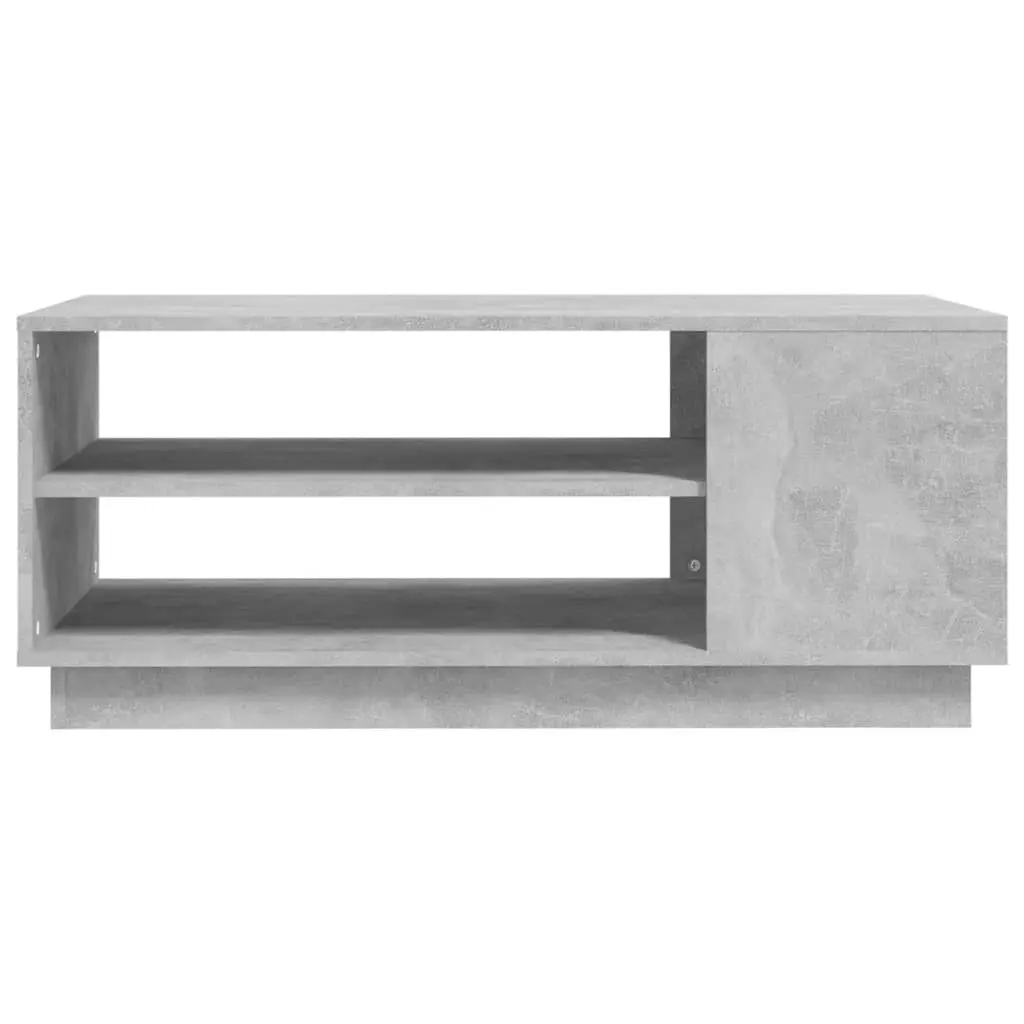 Coffee Table Concrete Grey 102x55x43 cm Engineered Wood 810284