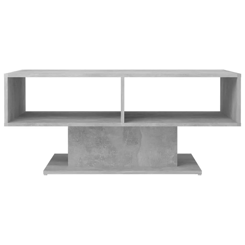 Coffee Table Concrete Grey 103.5x50x44.5 cm Engineered Wood 806826