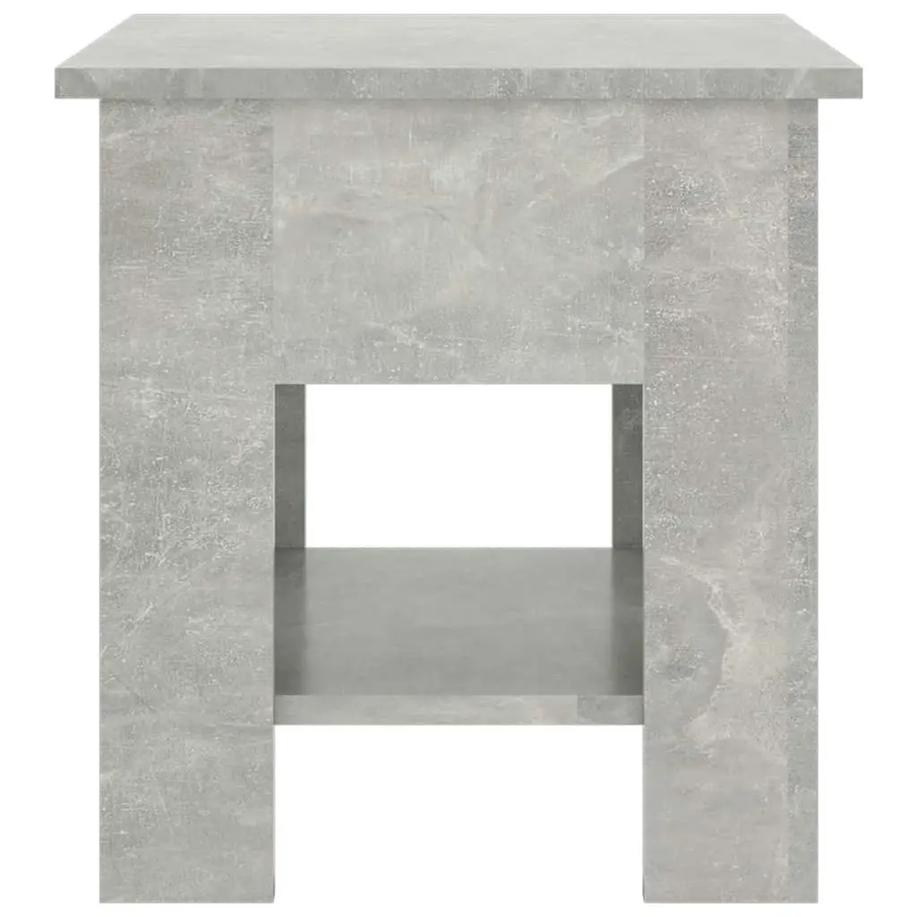 Coffee Table Concrete Grey 40x40x42 cm Engineered Wood 810275