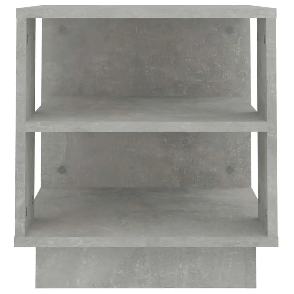 Coffee Table Concrete Grey 40x40x43 cm Engineered Wood 810302