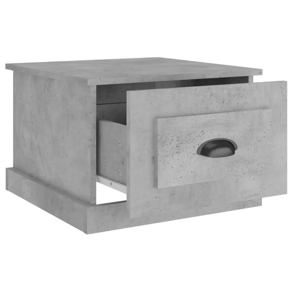 Coffee Table Concrete Grey 50x50x35 cm Engineered Wood 816252