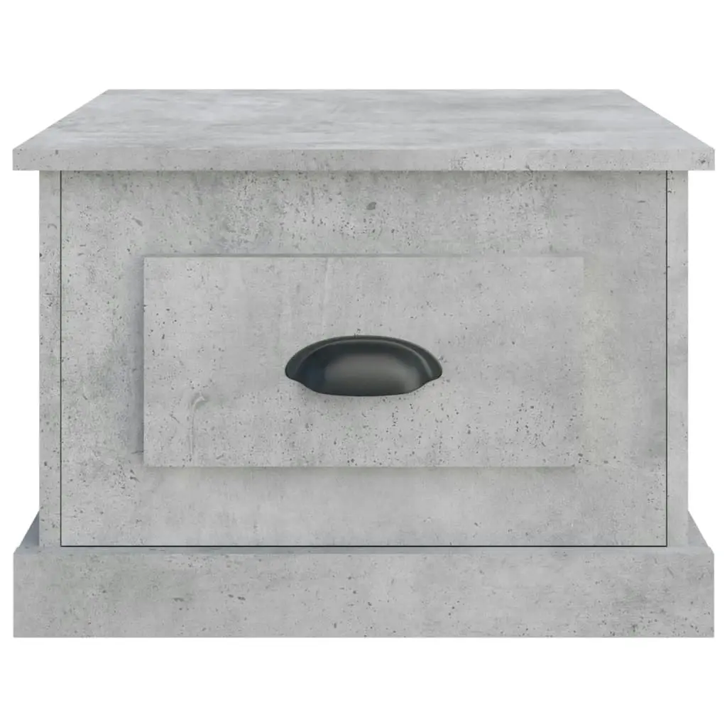 Coffee Table Concrete Grey 50x50x35 cm Engineered Wood 816252