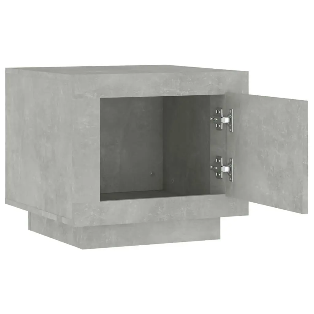 Coffee Table Concrete Grey 51x50x45 cm Engineered Wood 811803