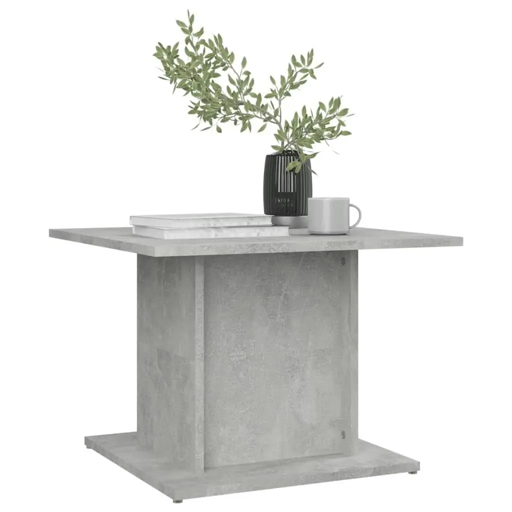 Coffee Table Concrete Grey 55.5x55.5x40 cm Engineered Wood 810320