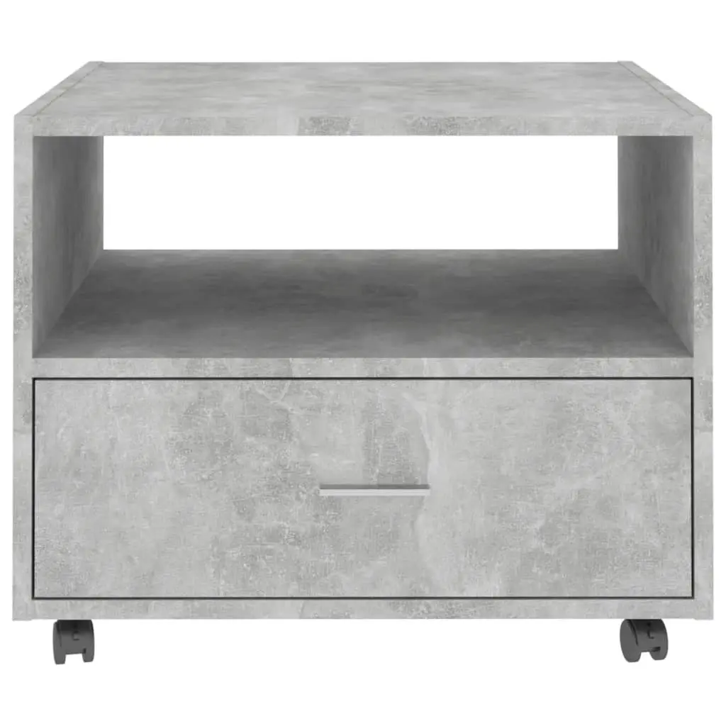 Coffee Table Concrete Grey 55x55x40 cm Engineered Wood 810930