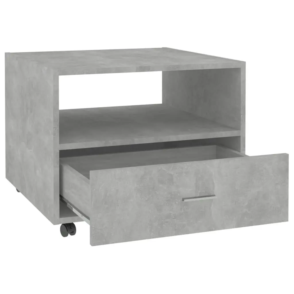 Coffee Table Concrete Grey 55x55x40 cm Engineered Wood 810930