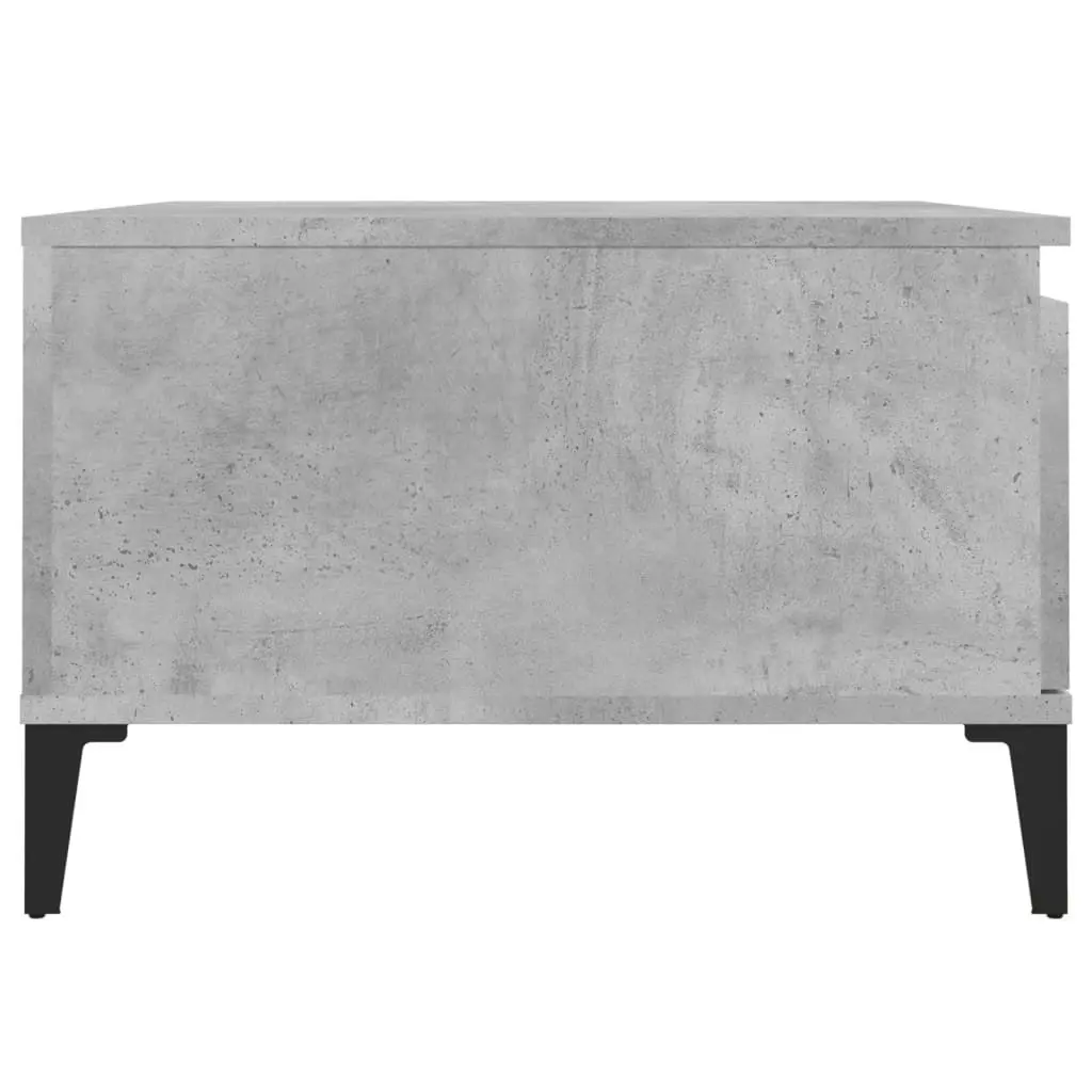 Coffee Table Concrete Grey 55x55x36.5 cm Engineered Wood 821088