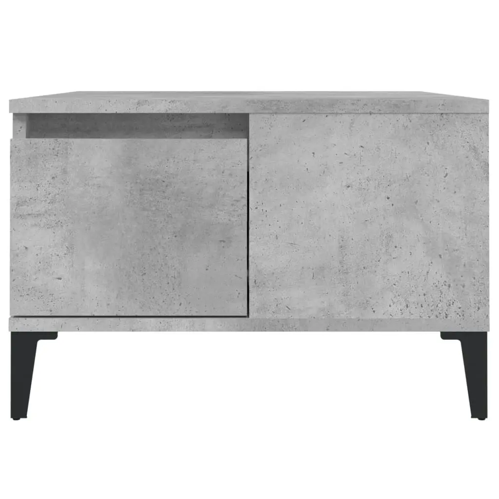 Coffee Table Concrete Grey 55x55x36.5 cm Engineered Wood 821088