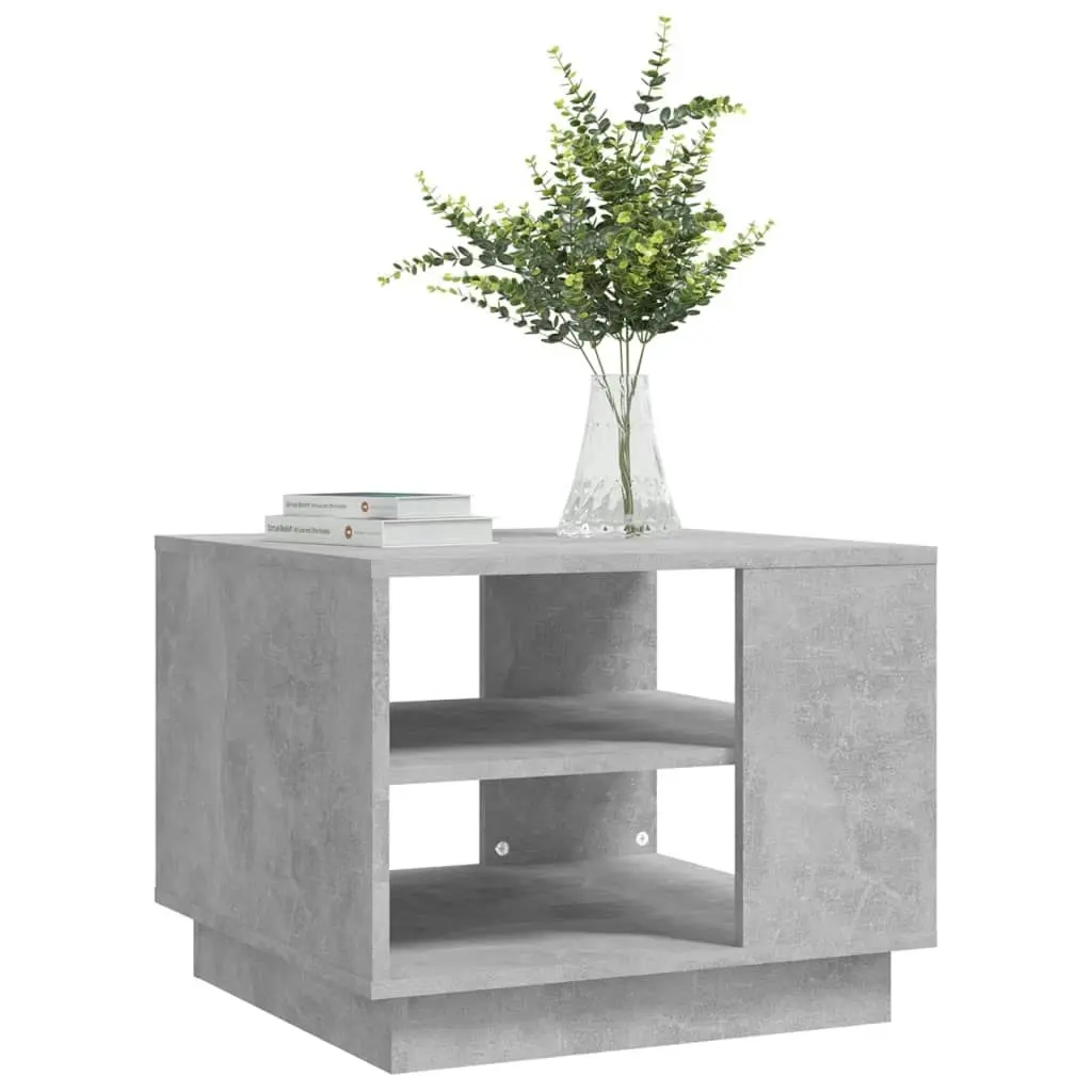 Coffee Table Concrete Grey 55x55x43 cm Engineered Wood 810293