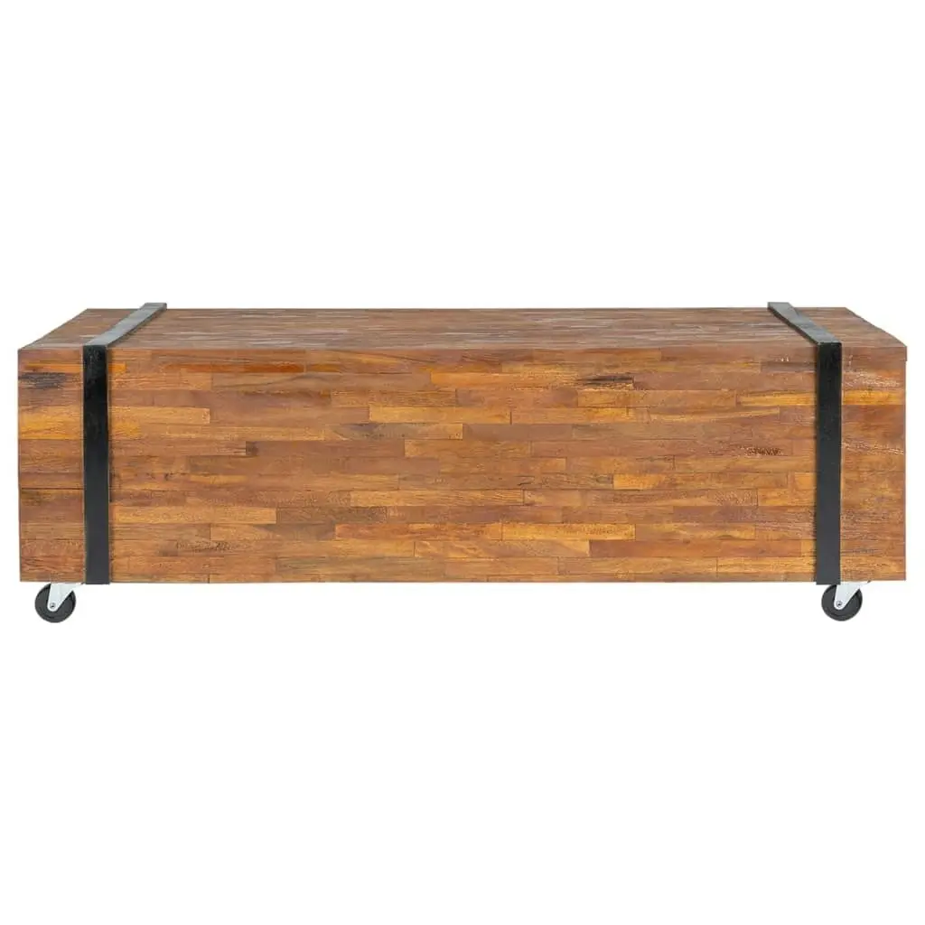 Coffee Table 110x45x38 cm Solid Teak Wood 326172