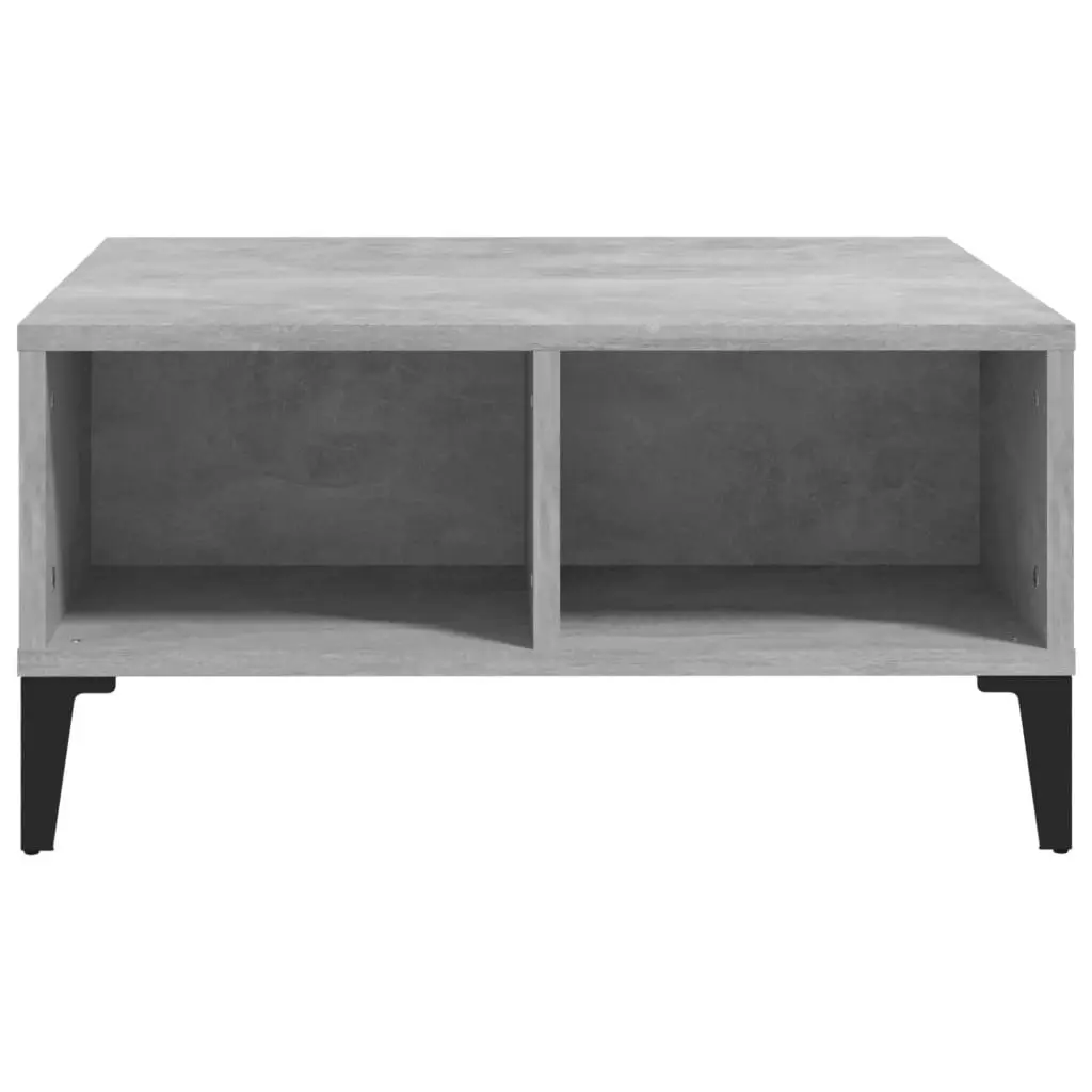 Coffee Table Concrete Grey 60x60x30 cm Engineered Wood 805990