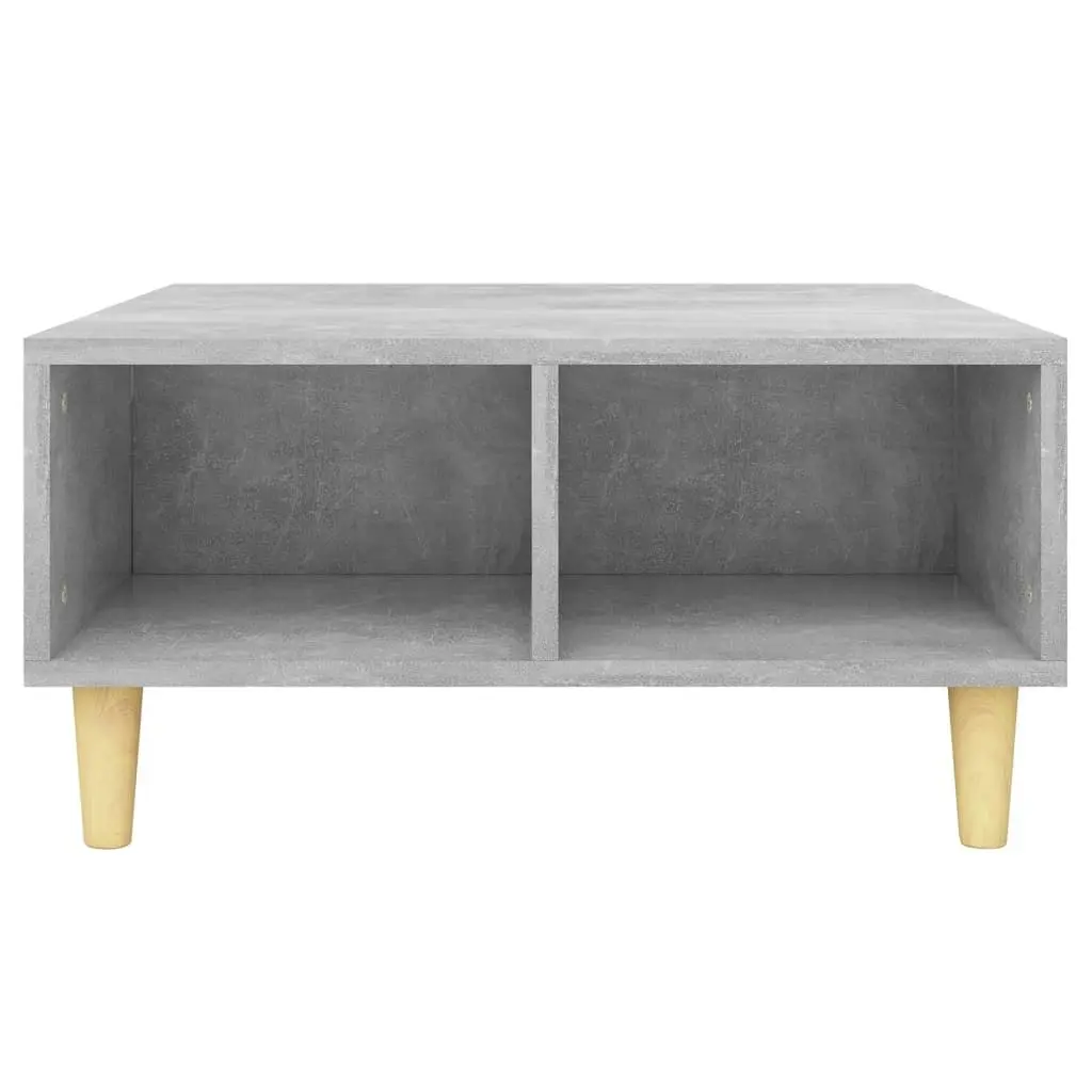 Coffee Table Concrete Grey 60x60x30 cm Engineered Wood 805981