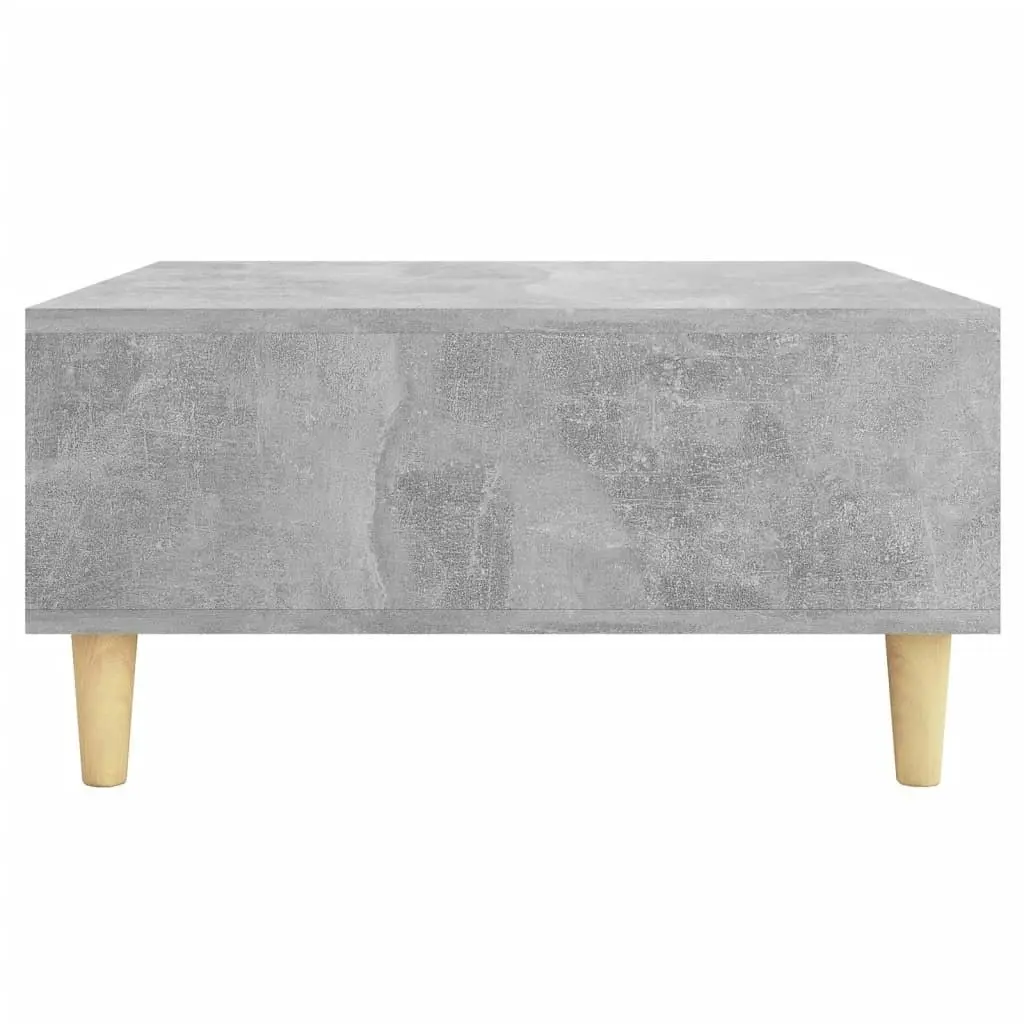 Coffee Table Concrete Grey 60x60x30 cm Engineered Wood 805981