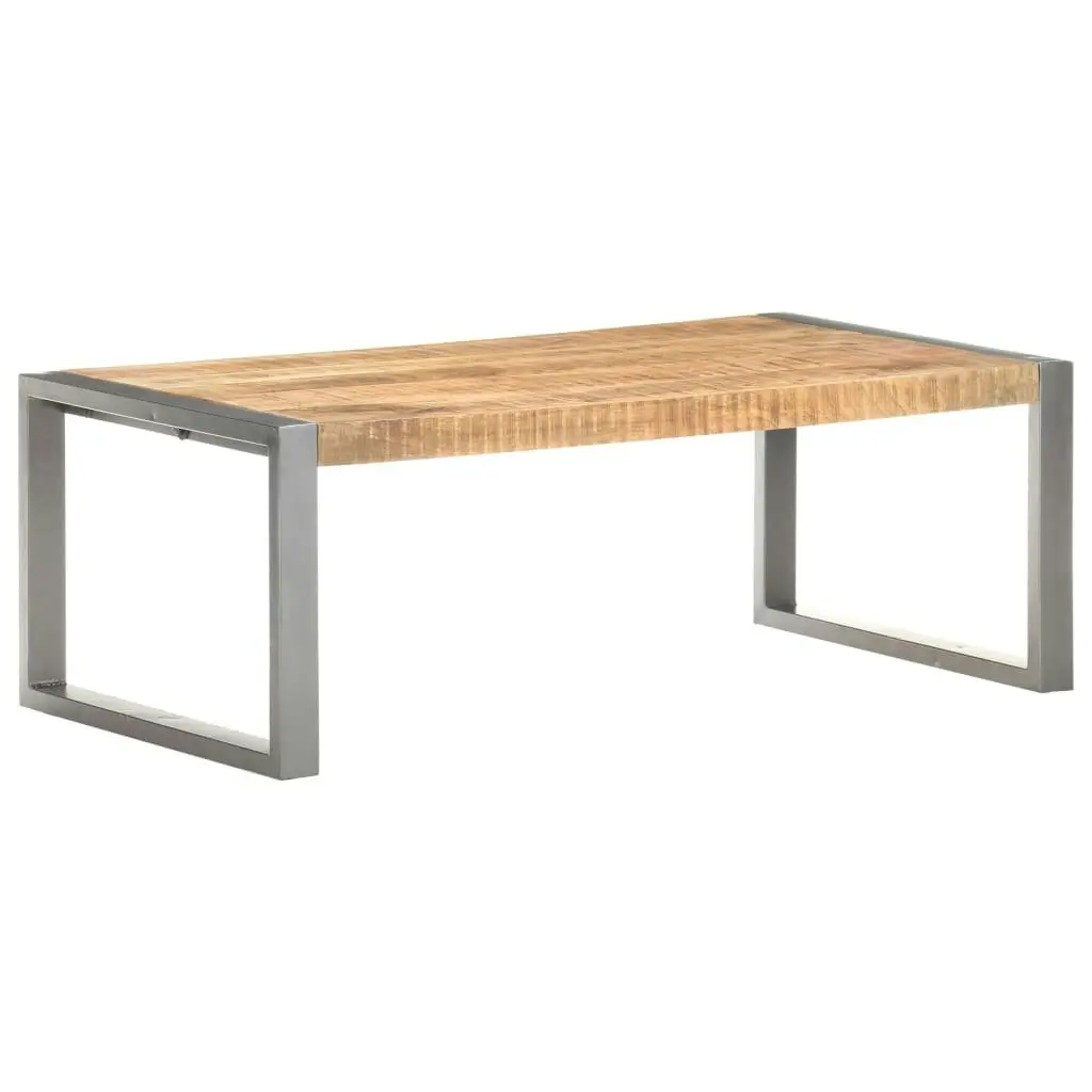 Coffee Table 110x60x40 cm Rough Mango Wood 321556