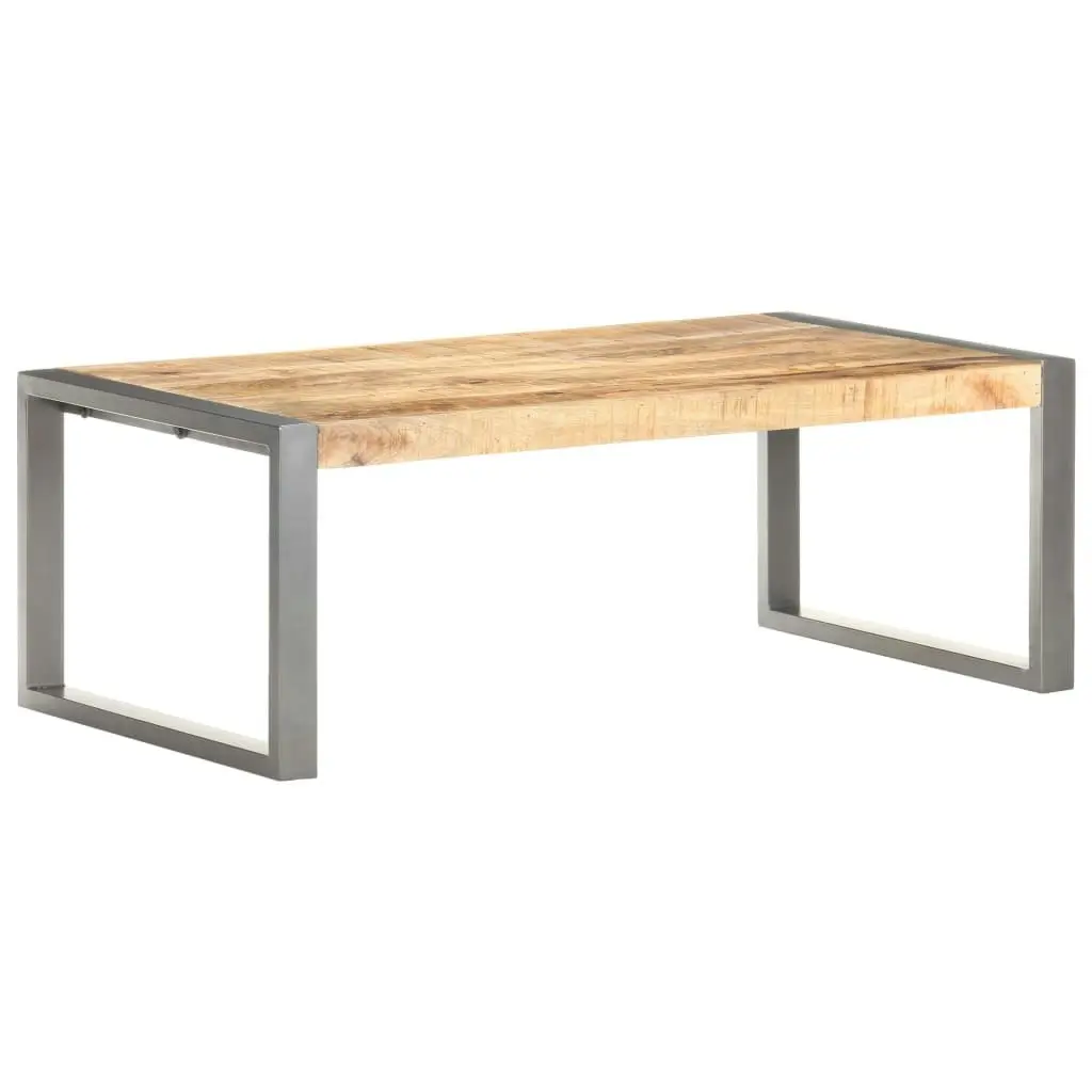 Coffee Table 110x60x40 cm Rough Mango Wood 321556