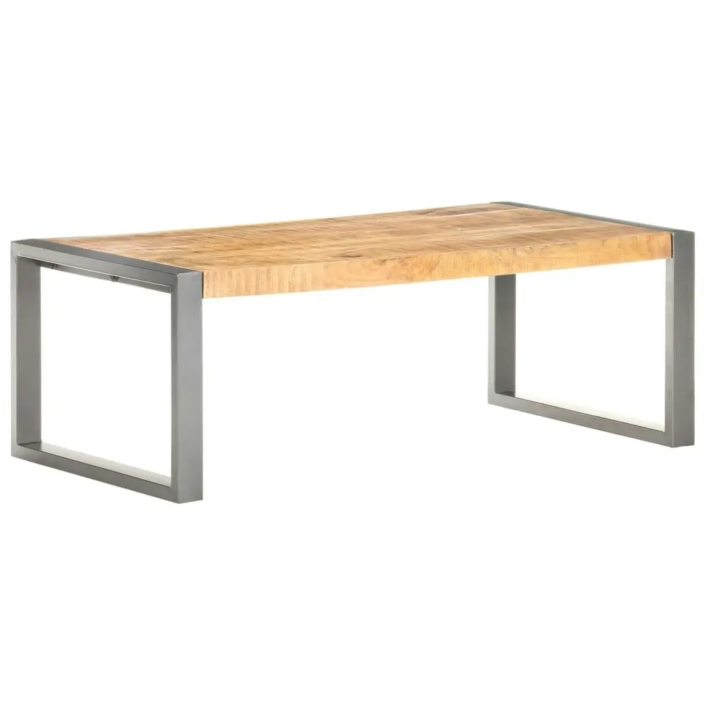 Coffee Table 110x60x40 cm Rough Mango Wood 321556