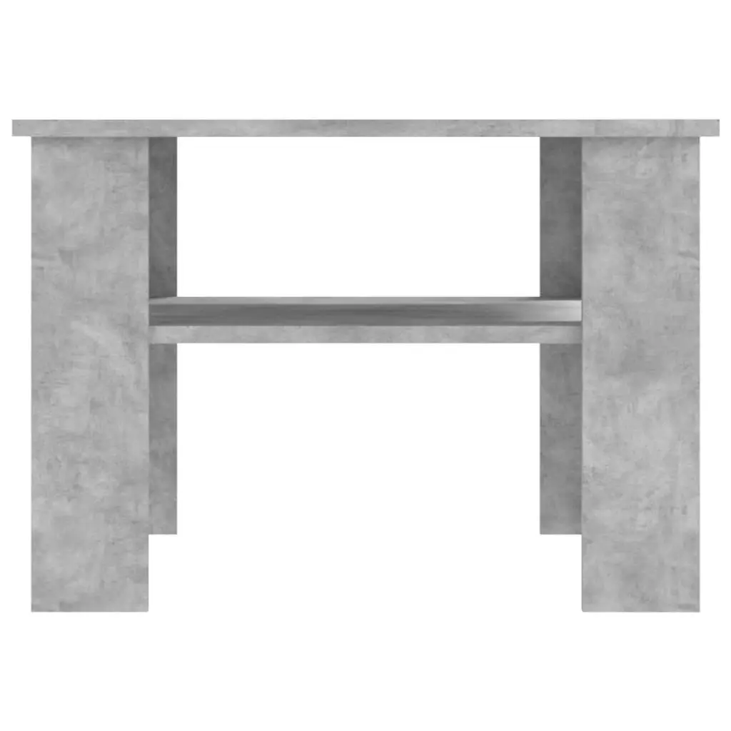 Coffee Table Concrete Grey 60x60x42 cm Engineered Wood 800211