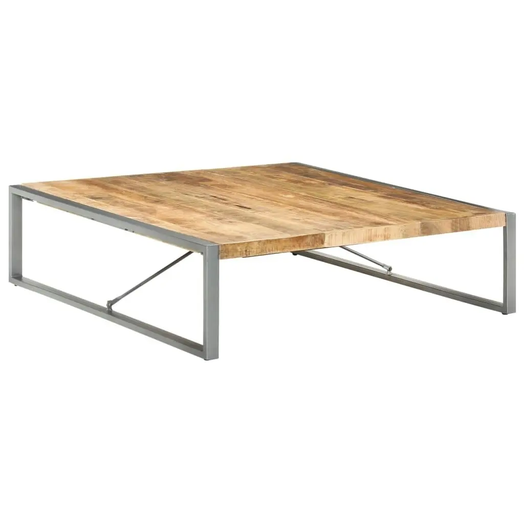 Coffee Table 140x140x40 cm Solid Wood Mango 321579