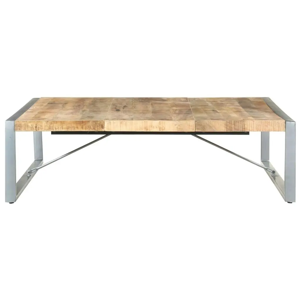 Coffee Table 140x140x40 cm Solid Wood Mango 321579