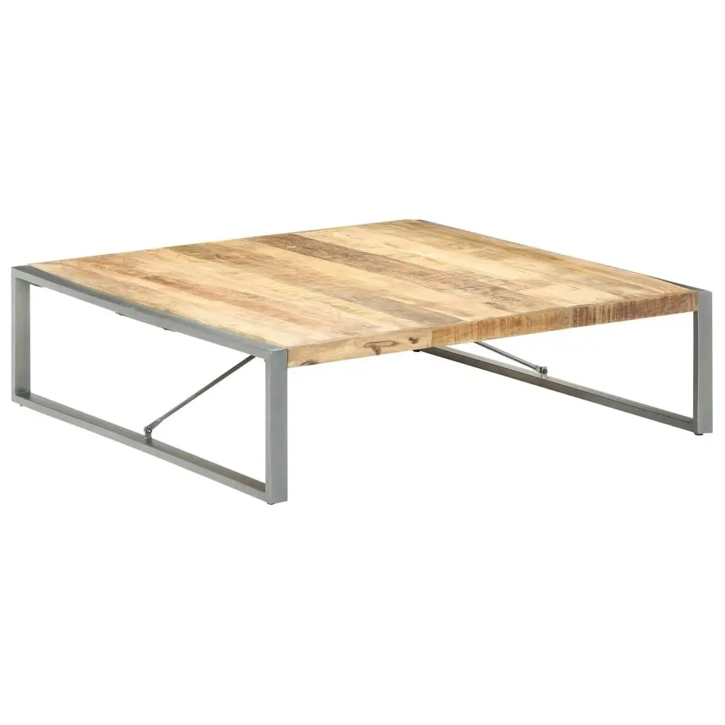 Coffee Table 140x140x40 cm Solid Wood Mango 321579