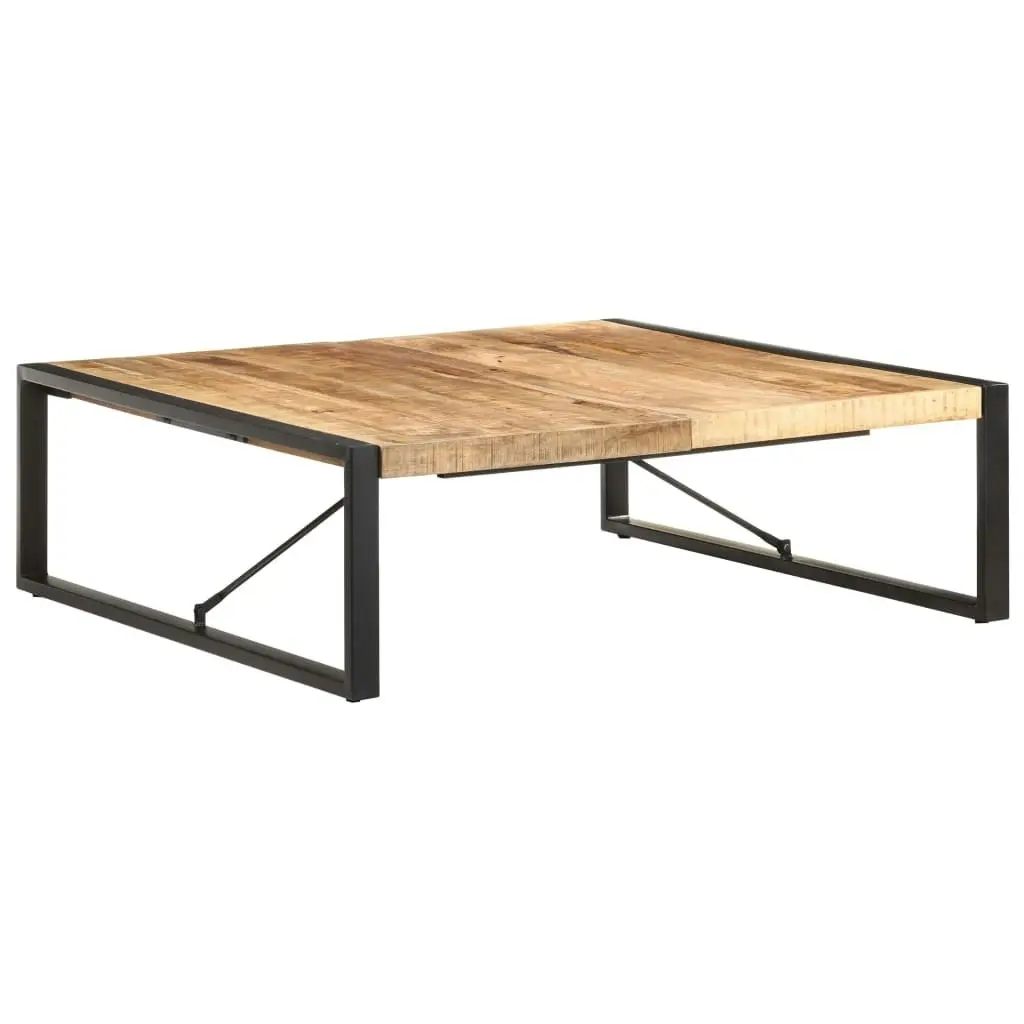 Coffee Table 120x120x40 cm Solid Wood Mango 321580