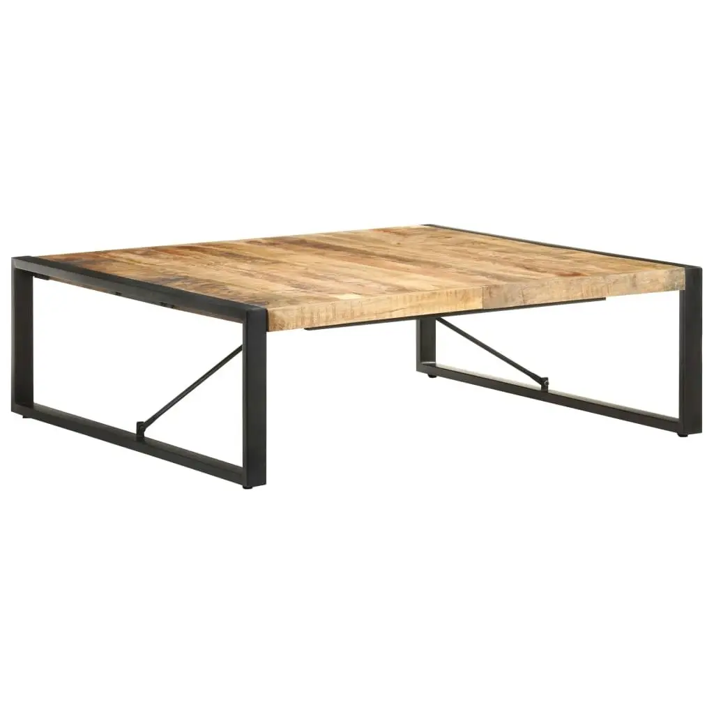 Coffee Table 120x120x40 cm Solid Wood Mango 321580