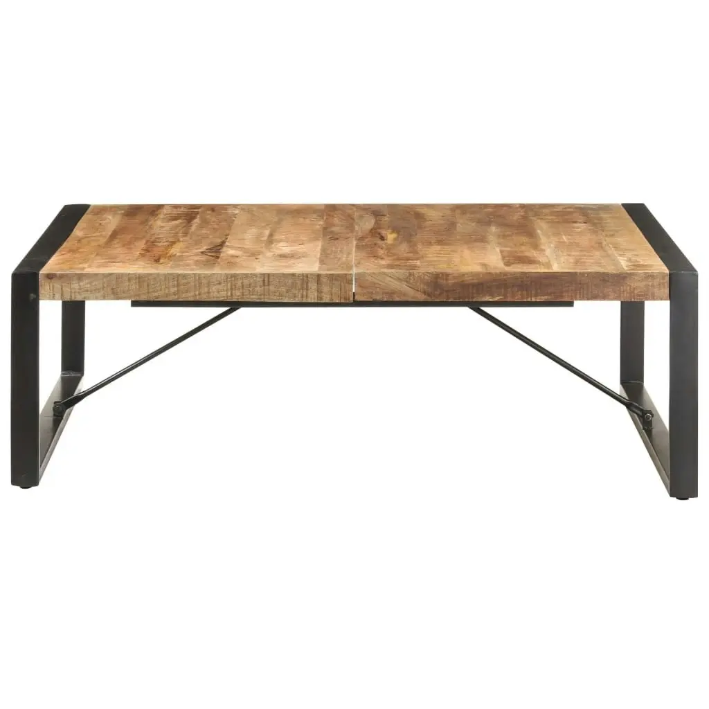 Coffee Table 120x120x40 cm Solid Wood Mango 321580