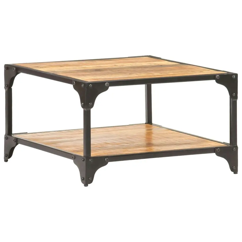 Coffee Table 60x60x35 cm Solid Mango Wood 321794