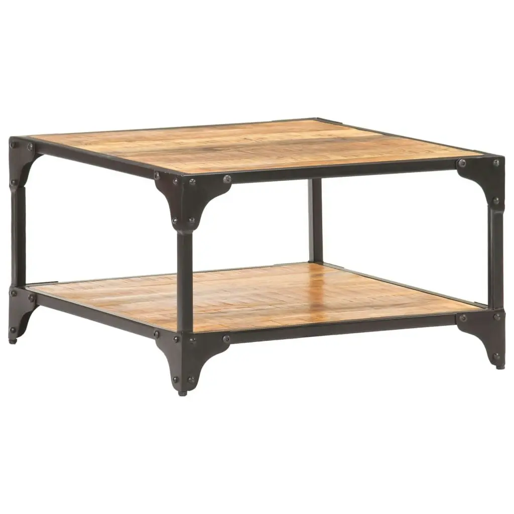 Coffee Table 60x60x35 cm Solid Mango Wood 321794