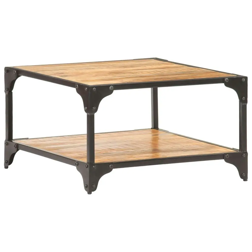 Coffee Table 60x60x35 cm Solid Mango Wood 321794