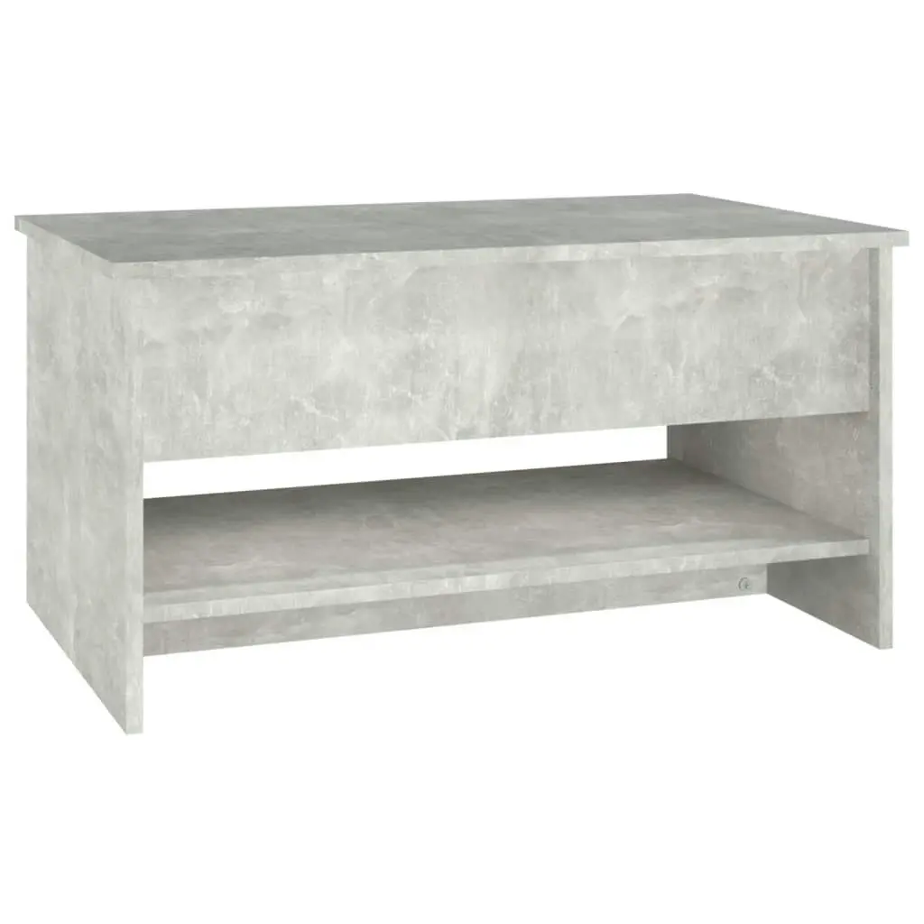 Coffee Table Concrete Grey 80x50x40 cm Engineered Wood 809660