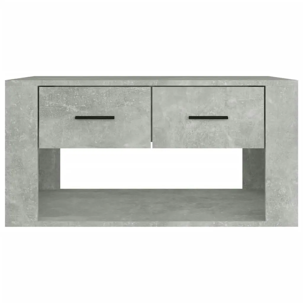 Coffee Table Concrete Grey 80x50x40 cm Engineered Wood 816532