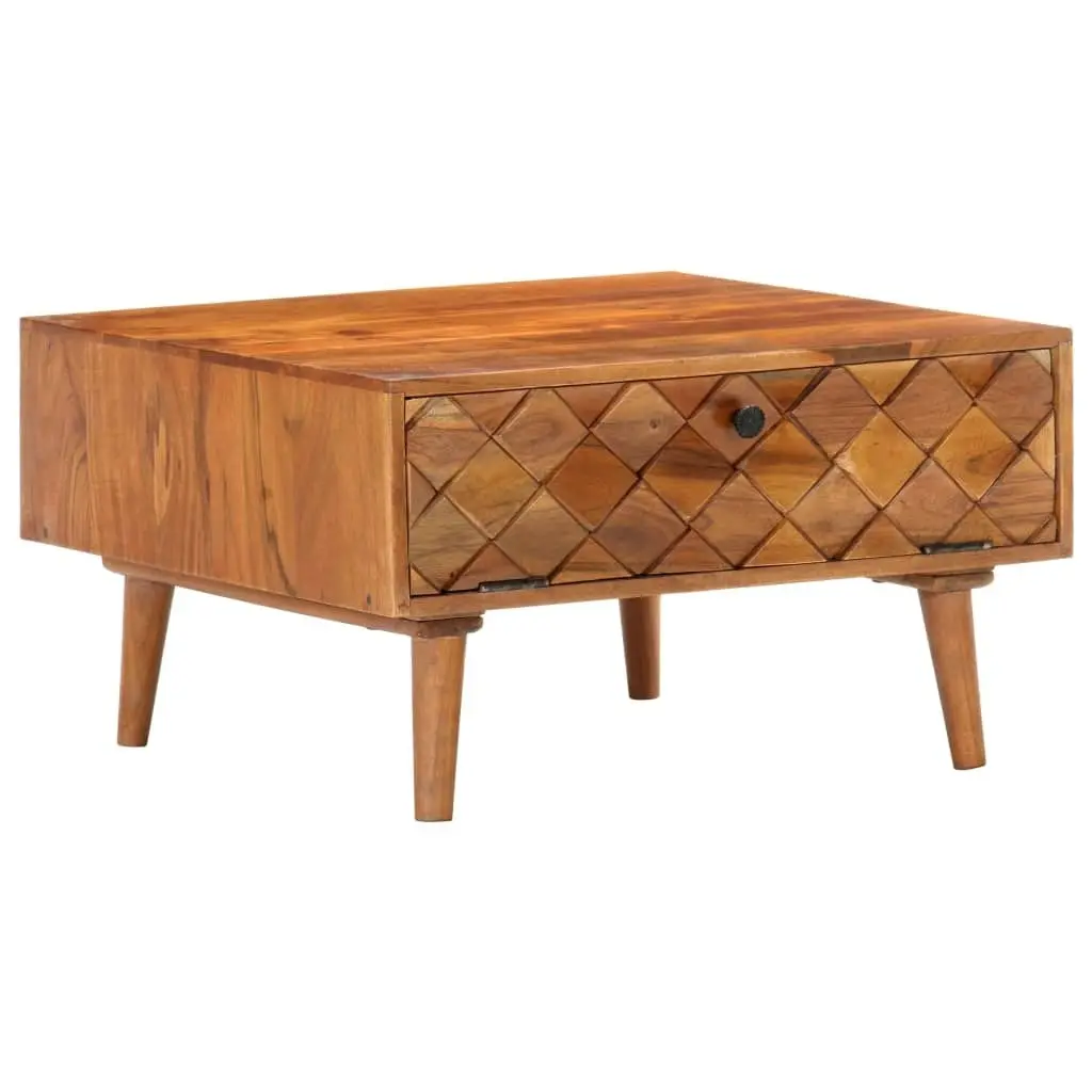 Coffee Table 68x68x38 cm Solid Acacia Wood 288089