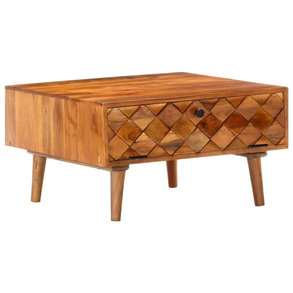 Coffee Table 68x68x38 cm Solid Acacia Wood 288089