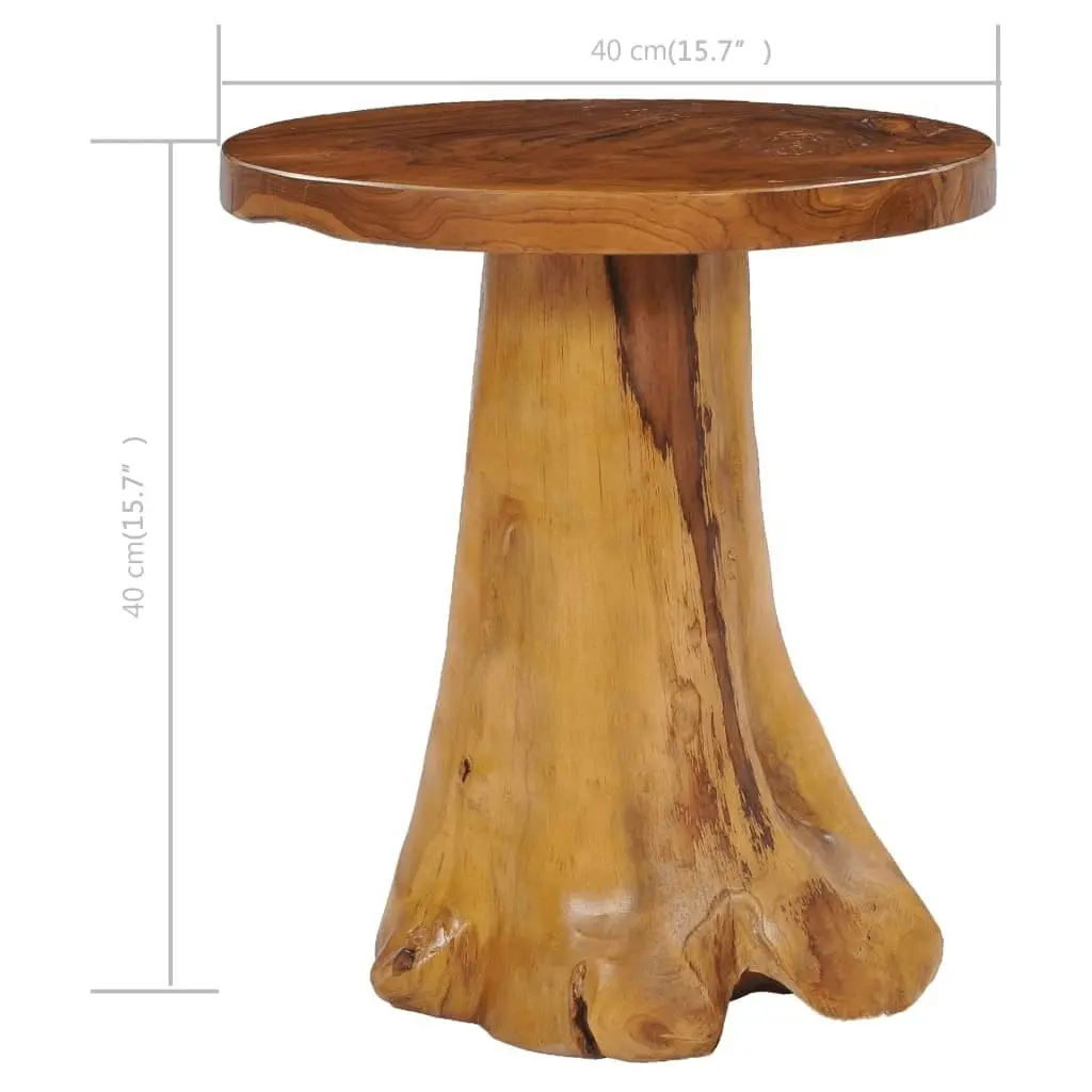 Coffee Table 40x40 cm Solid Teak Wood 281653